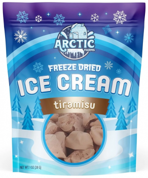 Freeze Dried Eiscreme Stückchen Tiramisu