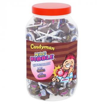 Candyman Cola Lollies mit Kaugummi 100 Stück