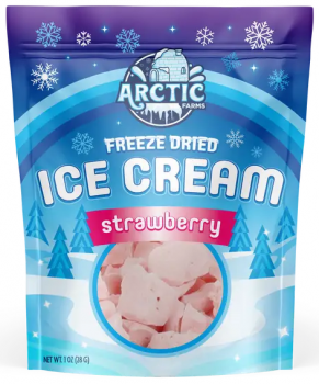 Freeze Dried Eiscreme Stückchen Strawberry