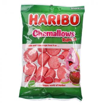 Haribo Chamallows Rubino 175g Schaumzucker mit Erdbeergeschmack