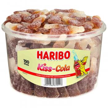 Haribo Kiss Cola 150 saure Fruchtgummis