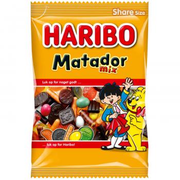 Haribo Matador Mix 375g Mischung aus Lakritz und Fruchtgummi