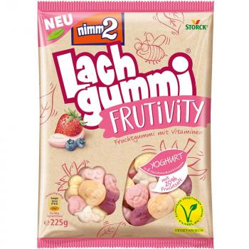 nimm2 Lachgummi Frutivity Yoghurt 225g Fruchtgummi in 6 Geschmacksrichtungen