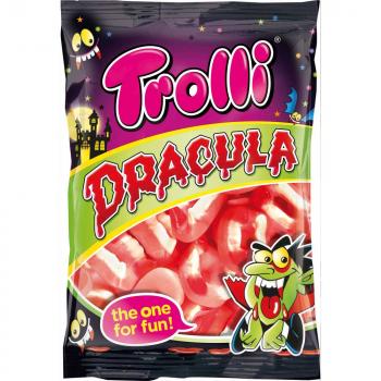 Trolli Dracula 200g Mini-Gebisse aus Schaumzucker und Fruchtgummi