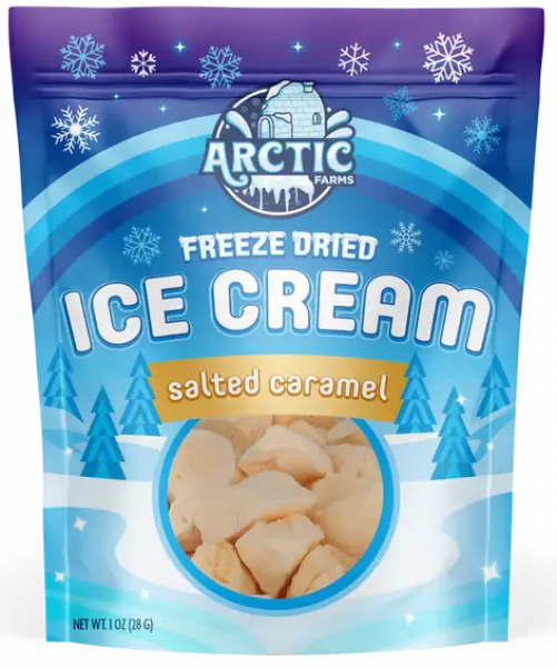 Freeze Dried Eiscreme Stückchen Salted Caramel