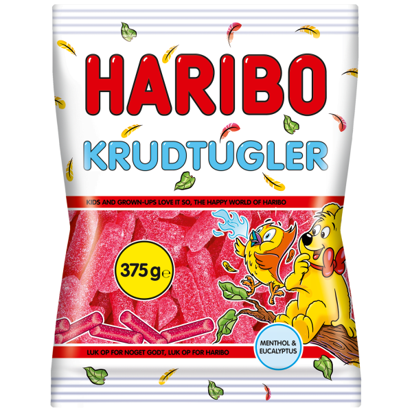 Haribo Krudtugler 375g Gezuckertes Fruchtgummi