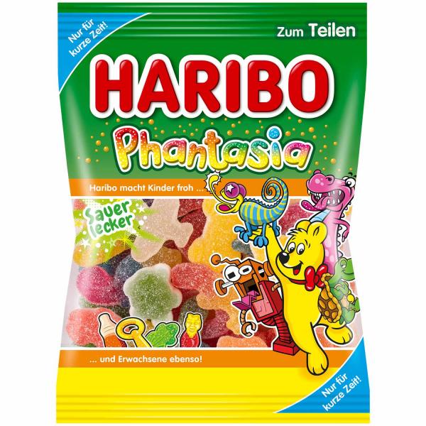 Haribo Phantasia Sauer 200g Saures Fruchtgummi