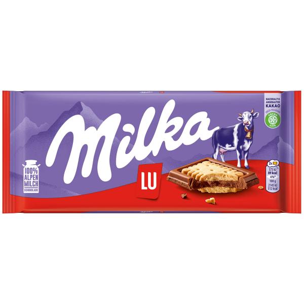 Milka LU 87g Schokolade mit 20 Keksen